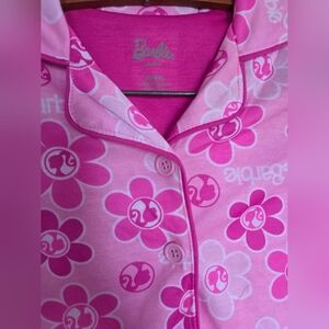 Barbie Pink Floral Kids Pajamas Set